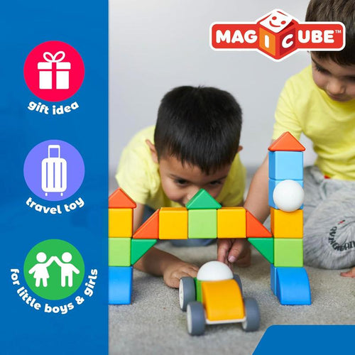 Magicube Magnetic Blocks STEM Building Toy Set MAGICUBE 16PCS SAFARI