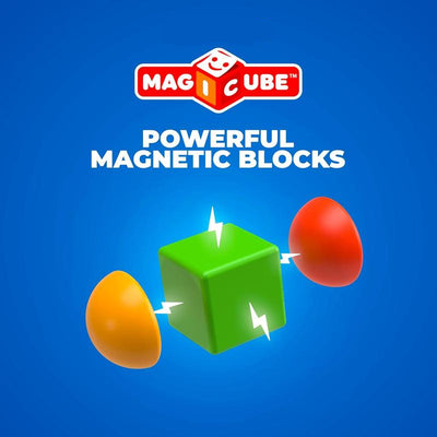 Magicube Magnetic Blocks STEM Building Toy Set MAGICUBE 16PCS SAFARI